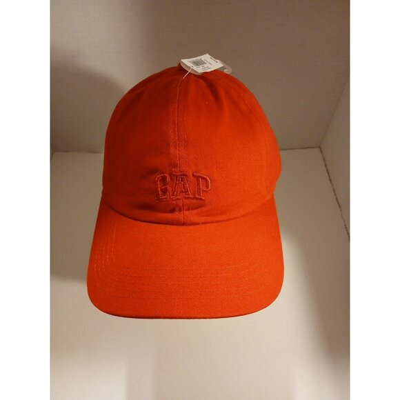 Gap Hat Cap Strap Back One Size Fits All Red With Tags H3 - Picture 1 of 8